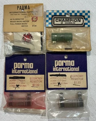 VINTAGE  CHAMPION PARMA CONTROLLER RESISTOR LOT 1/32 1/24 SLOT CAR - Image 1 of 3