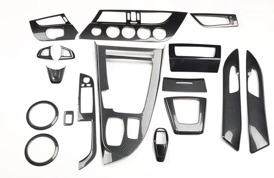 Kit de cubierta interior de auto de fibra de carbono negro de 17 piezas para BMW Z4 2009-2015 Foto 1 de 4