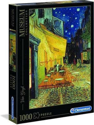 Clementoni Puzzle 1000 Pz Caffe' Di Notte Van Gogh 31470 - Immagine 1 di 3
