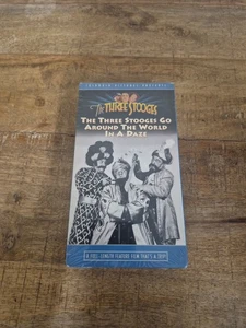 BRAND NEW Three Stooges Around The World In A Daze (VHS; 1995) Sealed Watermark - Picture 1 of 6
