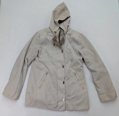 Chaqueta para mujer Breckenridge talla M beige con capucha ligera Foto 1 de 4