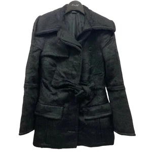 GUCCI Alpaca Wool Coat 131103 Black Size: 38 [180925] (GUCCI) - Picture 1 of 7