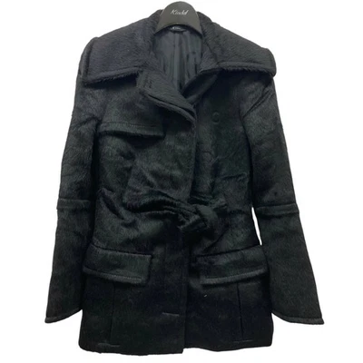 GUCCI Alpaca Wool Coat 131103 Black Size: 38 [180925] (GUCCI) - Image 1 of 4