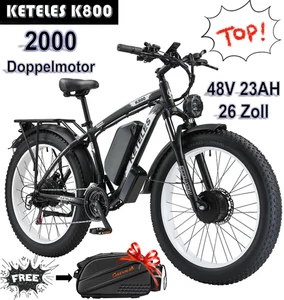 KETELES K800 2OOOW Elektrofahrrad 26 Zoll 48V 23AH Herren Pedelec E-Mountainbike - Bild 1 von 16