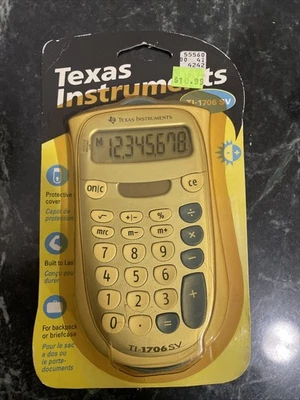 Texas Instruments TI-1706-SV Handheld Calculator New in Package - Image 1 of 4