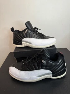 2017 Nike Air Jordan 12 Retro Low "Playoffs" Size 10 - 308317-004 Preowned, A7 - Picture 1 of 8