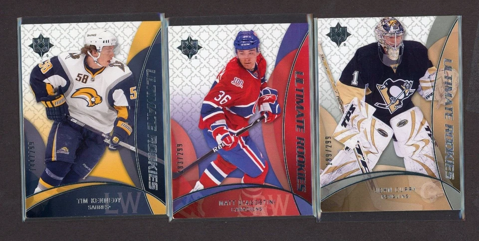 2008-09 Ultimate Collection Rookies RC Lot (3) /299 - Image 1 of 1