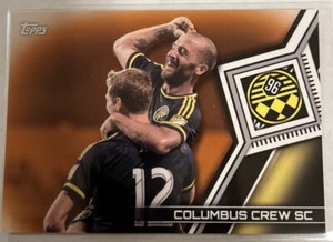 2018 Topps MLS #181 Columbus Crew SC Team Card Orange Parallel #14/25