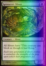 Magic the Gathering MTG Spinneret Sliver (219) Time Spiral   LP FOIL