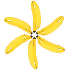  6 Pcs PVC Aufblasbare Bananen-Requisiten Kind Lebensechte Tropische Frucht