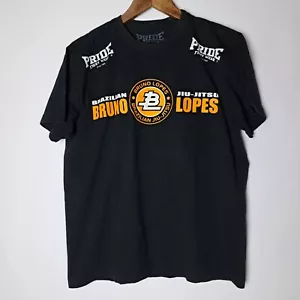 Pride T-Shirt Mens Medium Fight Wear Brazilian Jiu-Jitsu Abu Dhabi Bruno Lopez - Picture 1 of 12