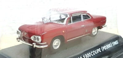1/64 Konami 1965 Toyota HINO CONTESSA 1300 COUPE RED diecast car model - Image 1 of 3
