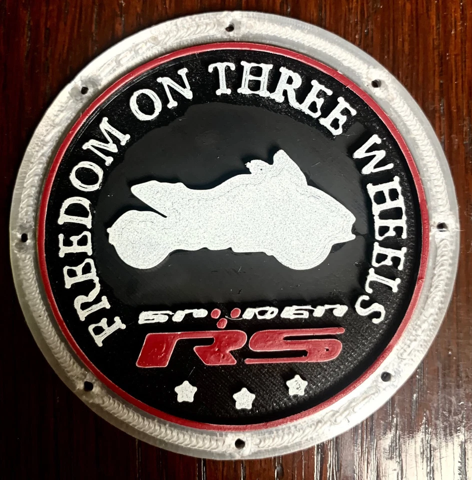 Can-Am SPYDER RS - 3D Coin / Plakette - zum Aufnähen oder Aufkleben — 第 1/1 张图片