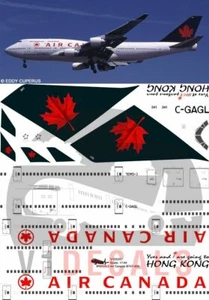 V1 Decals Boeing 747-400 Air Canada for 1/144 Revell Model Airplane Kit V1D0347 - Picture 1 of 8