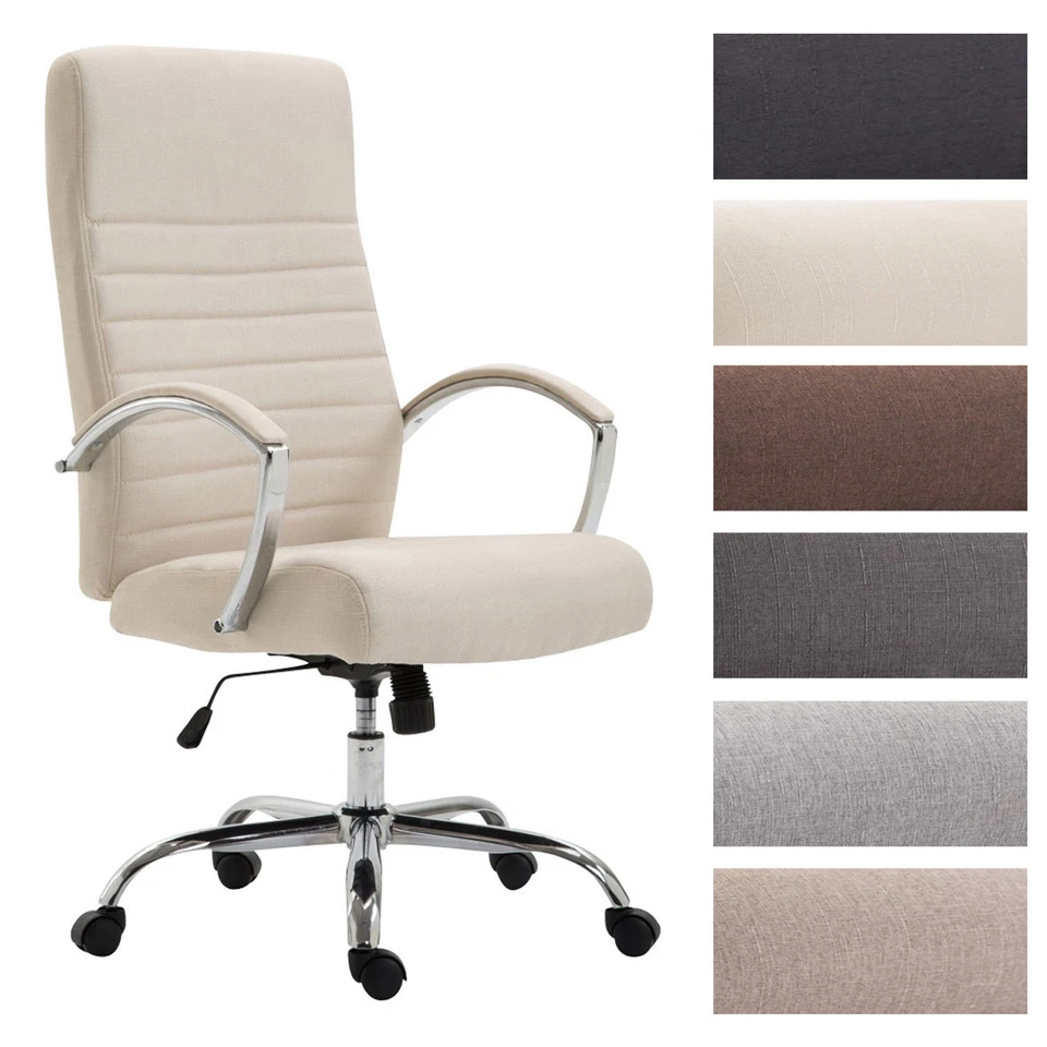 Bürostuhl Valais Stoff Schreibtischstuhl Chefsessel Drehstuhl Stoffbezug drehbar