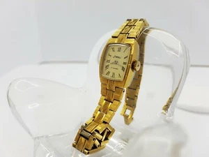 VTG Soviet Ladies Watch Vympel Vitebsk Gold Tone 17 Jewels 1801.1 USSR 1970s - Picture 1 of 12