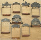 Vintage Antique Retro Traditional Industrial Chic Cast Iron Toilet Roll Holder 