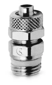 1511 6/4-M5, Push on fitting-male stud-6/4 tube-M5 thread | Camozzi - Picture 1 of 3
