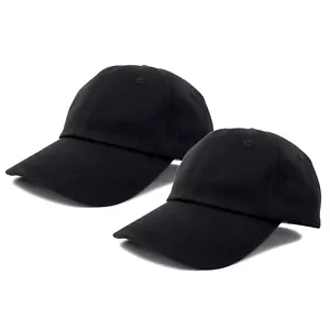 DALIX Youth Girls Boys Dad Hats Baseball Caps 2 for 1 Deal - Picture 1 of 45