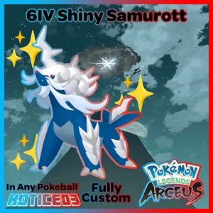 ✨Shiny Samurott / Alpha Max Stat✨ Pokemon Legends: Arceus 🚀Fast Pokémon Trade🚀 - Picture 1 of 4