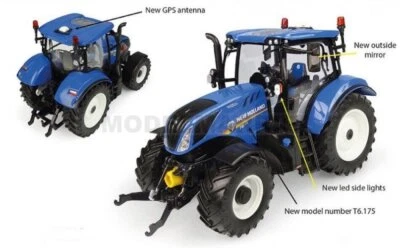Universal Hobbies UH6361 New Holland - T6.175 Tractor 2018 - Universal Hobbies - - Image 1 of 2
