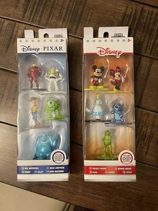 Lot of 2 Original Disney / Pixar Nano MetalFigs Die-Cast Metal 5 Pack Figures - Picture 1 of 4