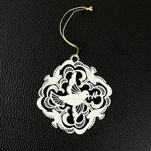 Winterlace by Tamerlane 3D White Dove Christmas Tree Ornament 15101 USA - Imagen 1 de 6
