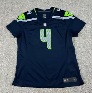 Seattle Seahawks Jersey Womens Medium Blue Nike Steven Hauschka NFL Football - Picture 1 of 11