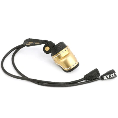 Archery Finger Guard Thumb Ring  Brass Protector Gear Traditional Bow Hunting - Image 1 of 4