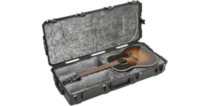 NEW SKB iSERIES WATERPROOF DREADNOUGHT ACOUSTIC GUITAR FLIGHT CASE TSA - BLACK - Picture 1 of 4