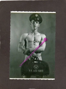 Vb11) Foto Kunst Junge Mann halb Nackt gay boy . - Bild 1 von 1