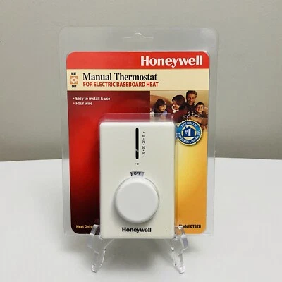 Termostato Manual Honeywell De Colección Nos Para Zócalo Eléctrico Calor CT62B1015 CT62B Foto 1 de 2