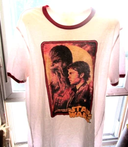 Camiseta Unisex Vintage Star Wars Luke Chewy Blanca Grande - Imagen 1 de 8