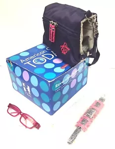 American Girl Today BORSA SCUOLA REVERSIBILE E OROLOGIO DA POLSO 2004 in scatola + occhiali - Foto 1 di 10