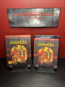 Sinners (4K UHD Blu-ray+Digital+**Near Mint** Slipcover) Factory Sealed - Picture 1 of 8