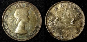 CANADA Silver 1953 $1.00 Dollar Flashy PL Nice Toned  KM# 54  (28 107) - Picture 1 of 3