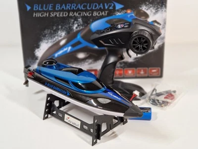 Amewi 26093 Blue Barracuda V2 Rc Mini Speedboat 25KM/H RTR Rc Boot Einsteiger - Bild 1 von 4