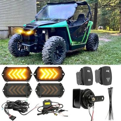 Kit de luces de señal de giro UTV para Arctic Cat Wildcat Trail bocina calle Plug & Play Foto 1 de 4