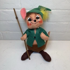 Annalee 2007 Little John Robin Hood Mouse Macy’s Exclusive Storybook Series Nuevo con Etiquetas - Imagen 1 de 4