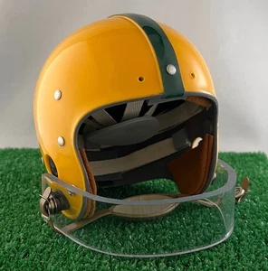 CUSTOM GREEN BAY PACKERS RIDDELL VSR4 TBACK SUSPENSION MINI HELM - 1950er - Bild 1 von 10