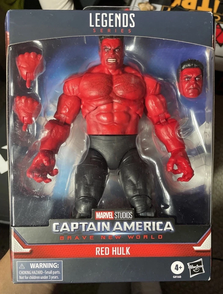 Captain America Brave World Marvel Legends Red Hulk 12"