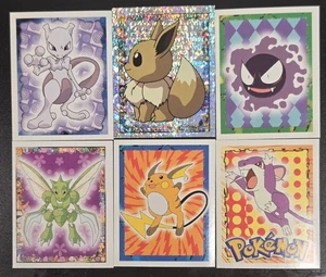1999 Merlin Pokemon Stickers #S21 Eevee Prism + Set Of Stickers - Picture 1 of 3