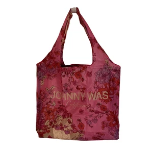 Johnny Was California Wiederverwendbare Tasche Faltbar Nylon Shopping Neu - Bild 1 von 6