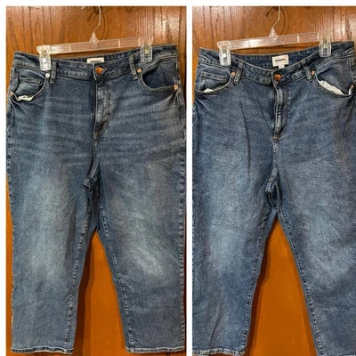 Lote de 2 Jeans Sonoma Feminino 18S Azul Curvilíneo Perna Reta Cintura Alta Jeans Médio - Imagem 1 de 4