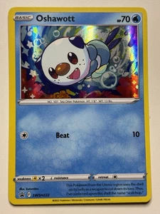 Oshawott SWSH222 Holographic Black Star Promo Pokemon TCG Near Mint - Picture 1 of 4