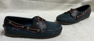 SEBAGO: Zapatos de plataforma de barco con cordones de gamuza/cuero con muelles - Talla UK 7 EU 40,5 - Imagen 1 de 13