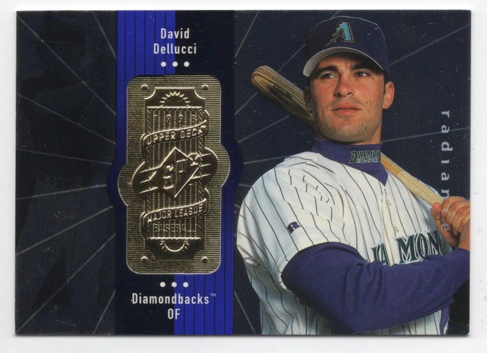 1998 SPx Finite Radiance David Dellucci 2187/4500 Arizona Diamondbacks #247 - Image 1 of 2
