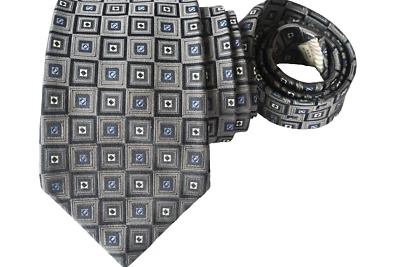 МУЖСКОЙ ГАЛСТУК JOHN W. NORDSTROM СЕРЫЙ/ГЕОМЕТРИЧЕСКАЯ ШИРИНА: 3,75 ДЮЙМА ДЛИНА 59 дюймов - Изображение 1 из 3