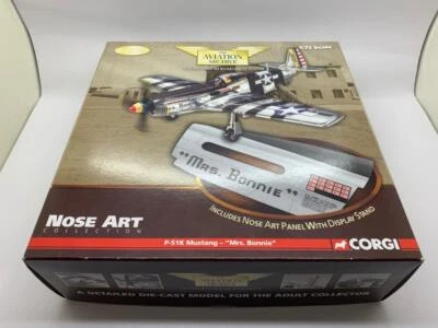 CORGI P-51K MUSTANG MRS BONNIE LT COL BILL DUNHAM 348TH LE SHIMA 1945 US32213 - Image 1 of 2
