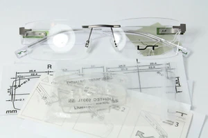 LIGHTEC By MOREL 6931L GV Original Brille Eyeglasses Lunettes Occhiali Randlos - Picture 1 of 5